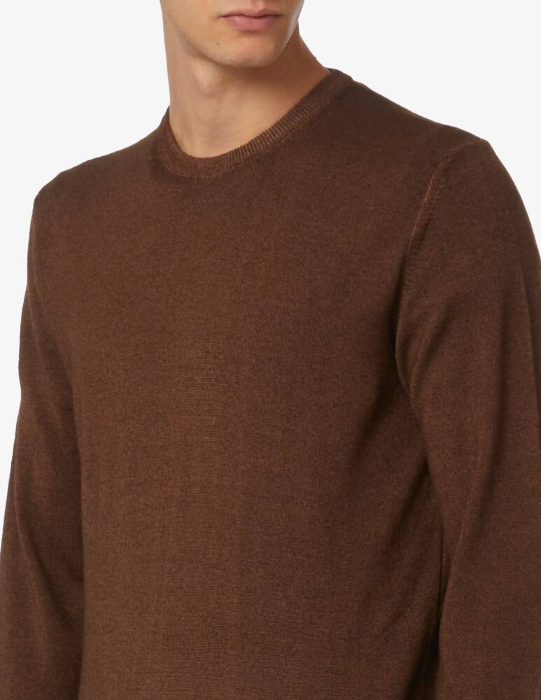 Ferrante Maglia In Lana Merino Fin12 Lavato