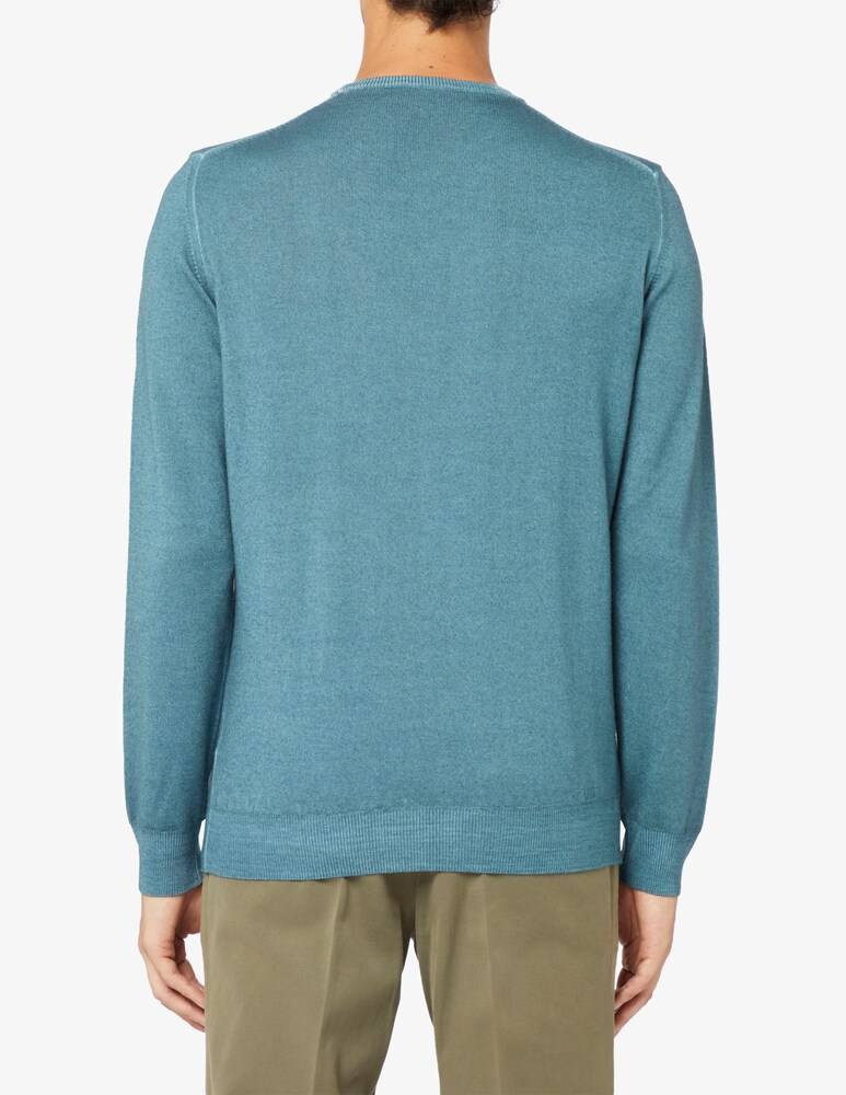 Ferrante Maglia In Lana Merino Fin12 Lavato