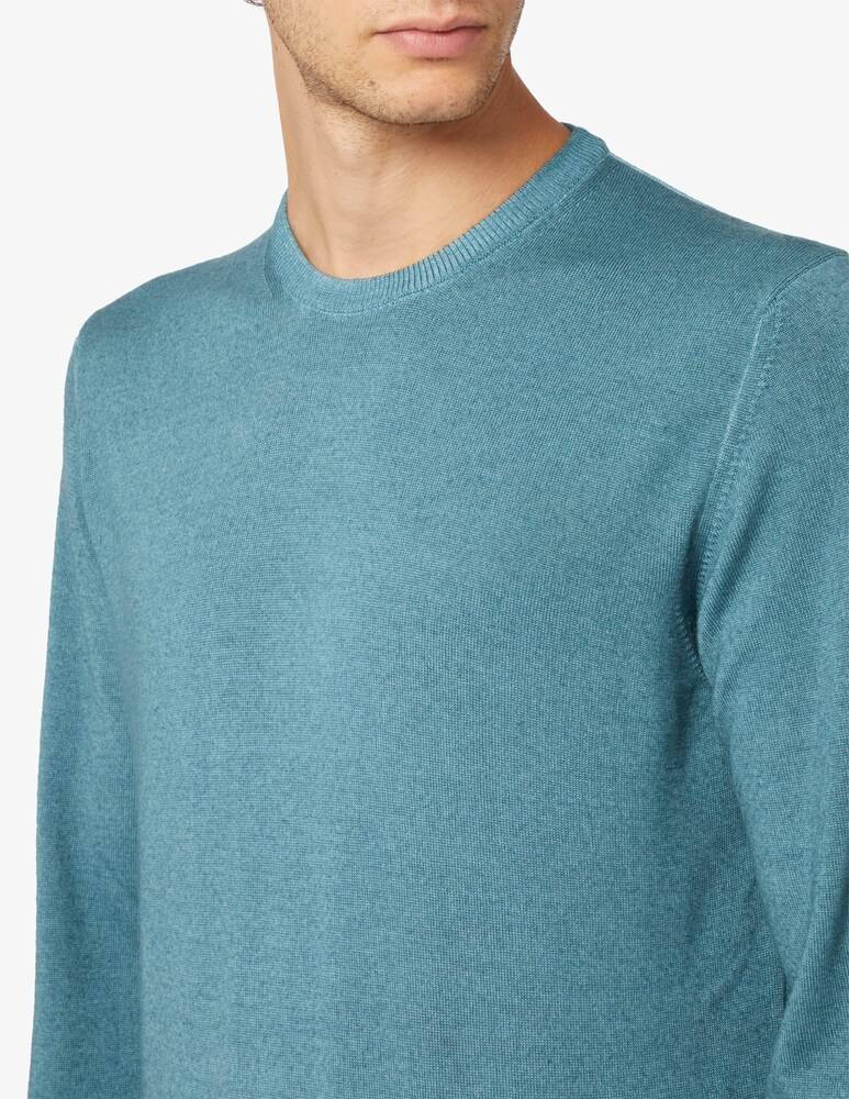 Ferrante Maglia In Lana Merino Fin12 Lavato
