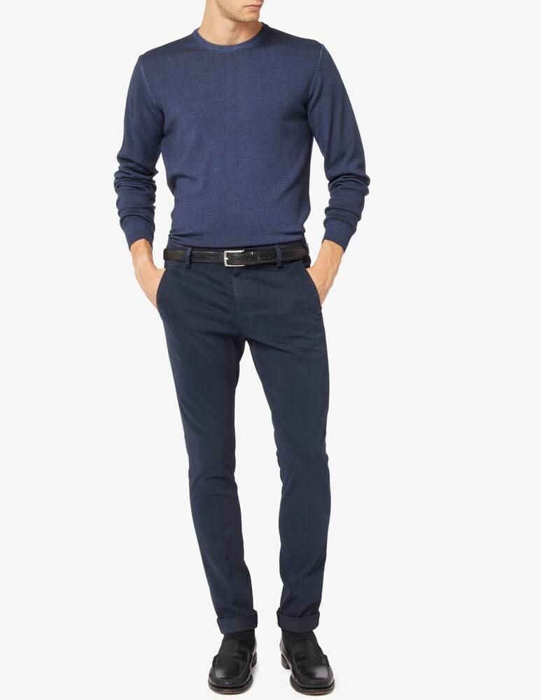 Ferrante Maglia In Lana Merino Fin12 Lavato