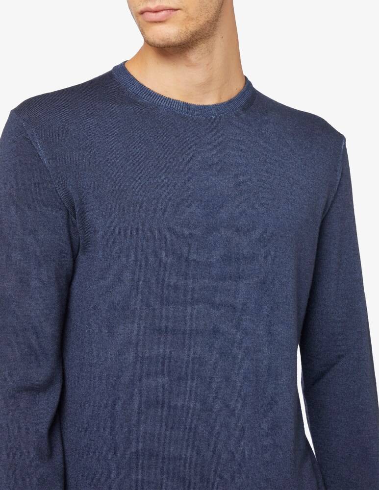 Ferrante Maglia In Lana Merino Fin12 Lavato