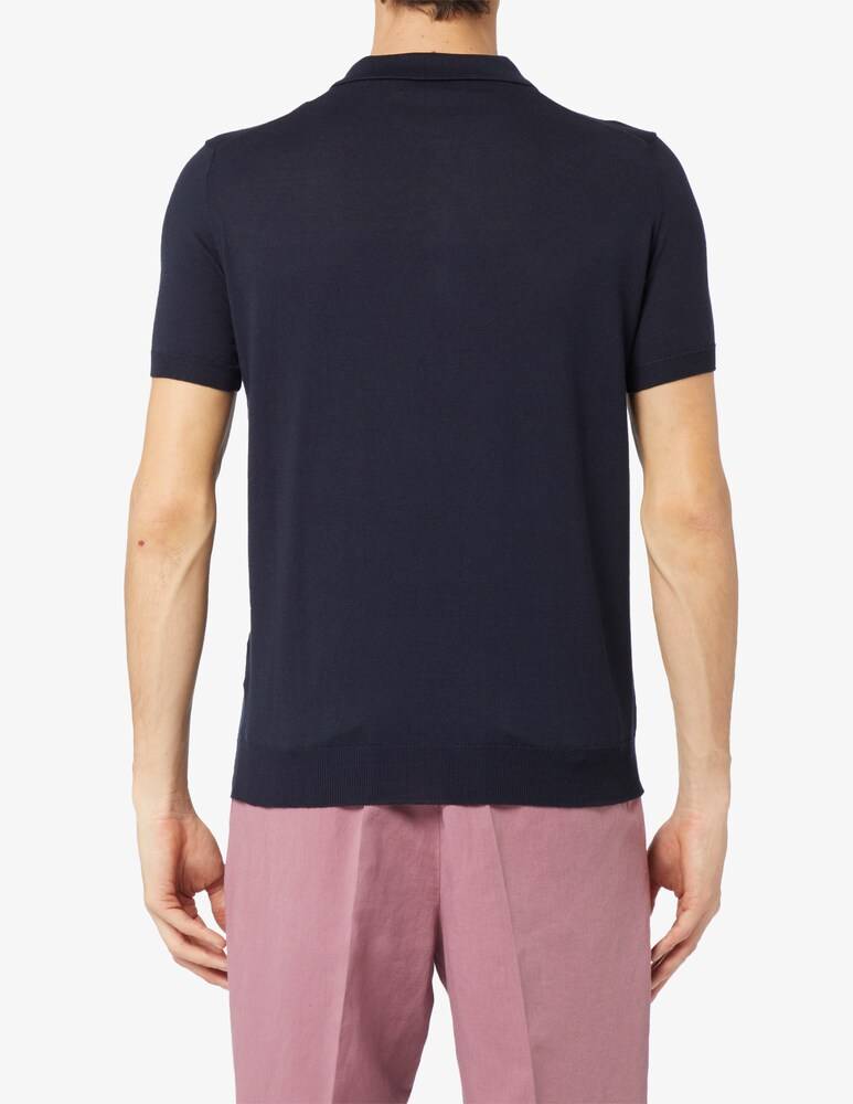Ferrante Polo Cotone E Seta F14