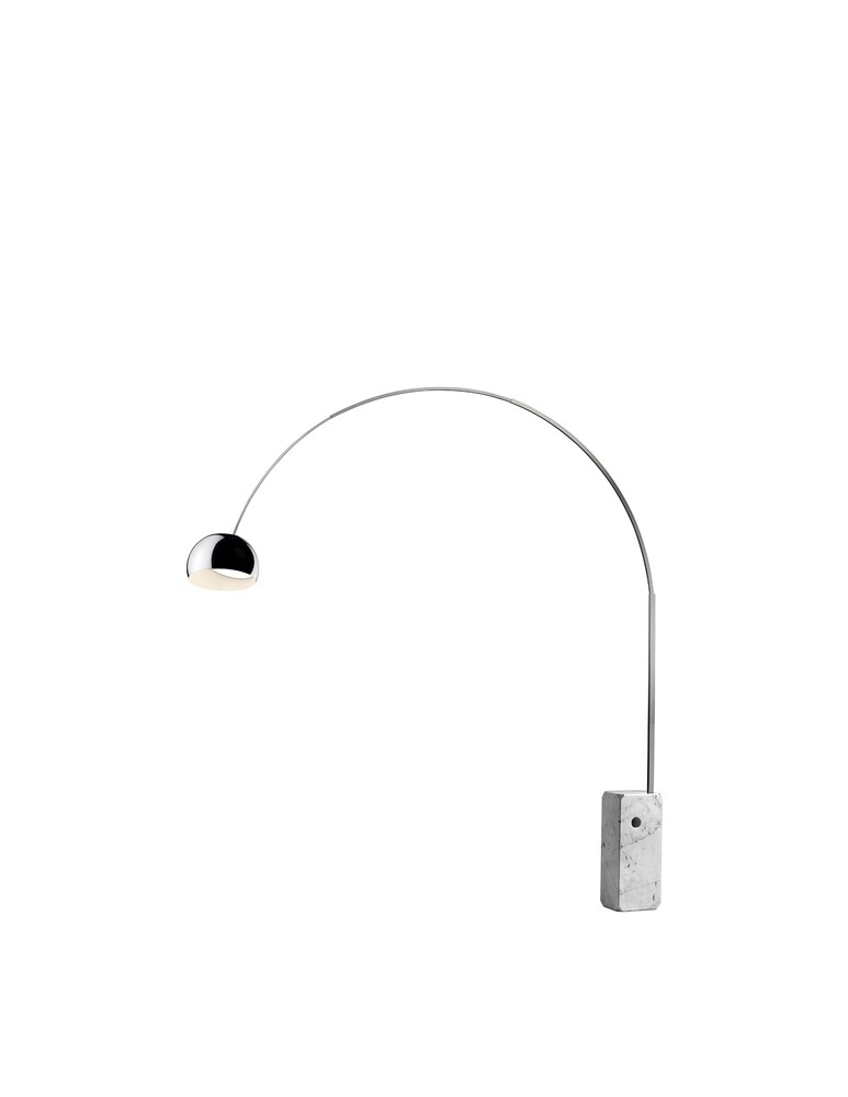 Flos Arco lampada da terra - bianco