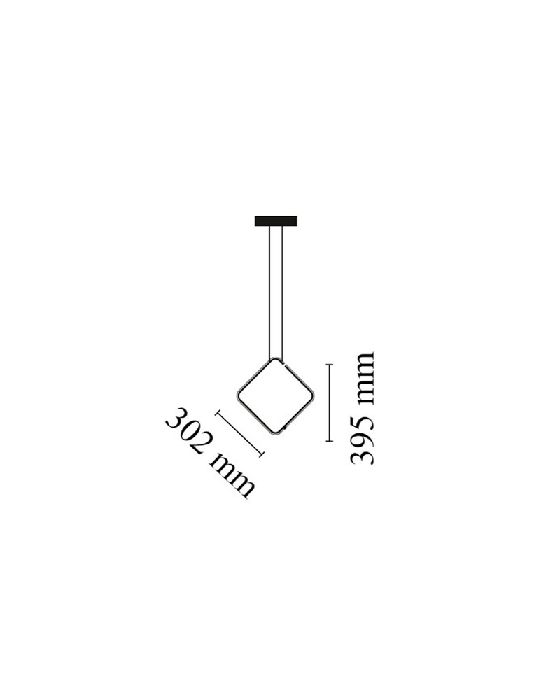 Flos Arrangements Square Small Ceiling Lamp