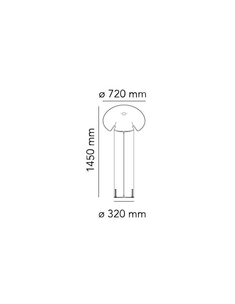 Flos Chiara F Lampada Da Pavimento
