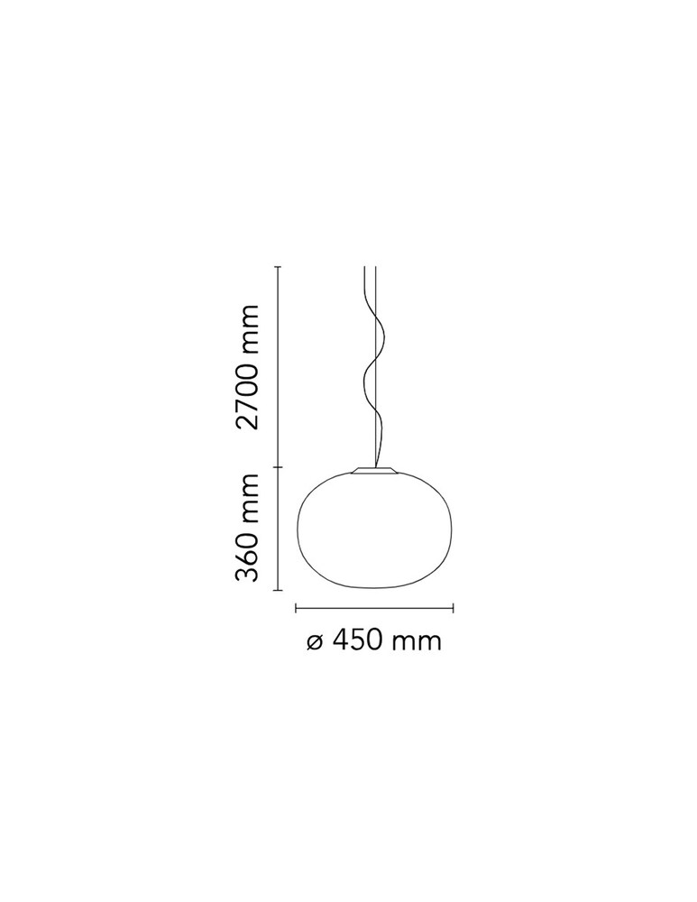 Flos Glo-Ball S2 Lampada Da Soffitto - Bianco