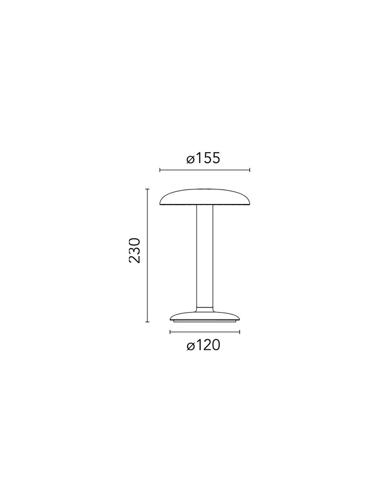 Flos Gustave Matte Res. T-Led 27K Lampada Da Tavolo
