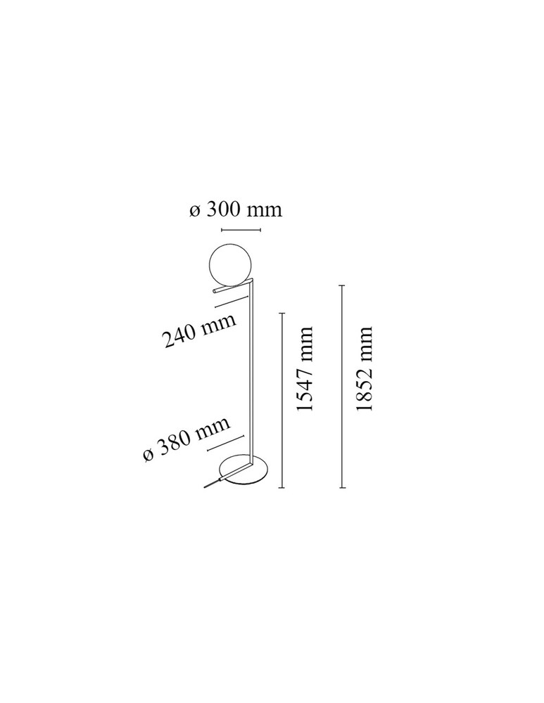 Flos Ic F2 Eu Lampada Da Pavimento