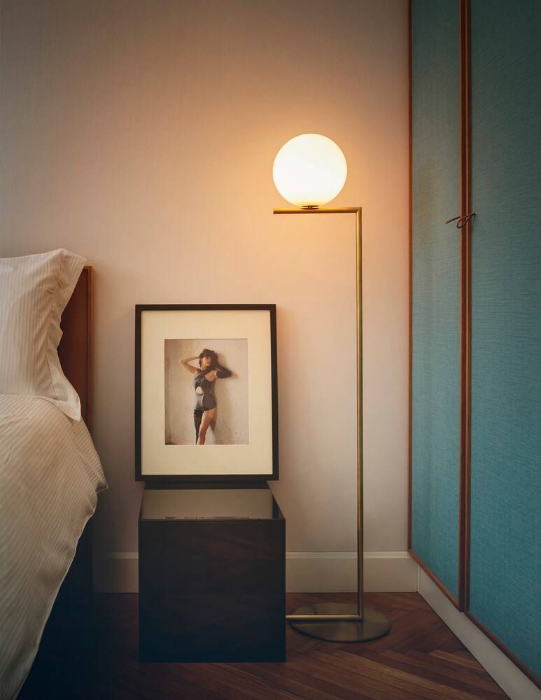 Flos IC Lights Floor 2 Lampada Da Pavimento - Oro