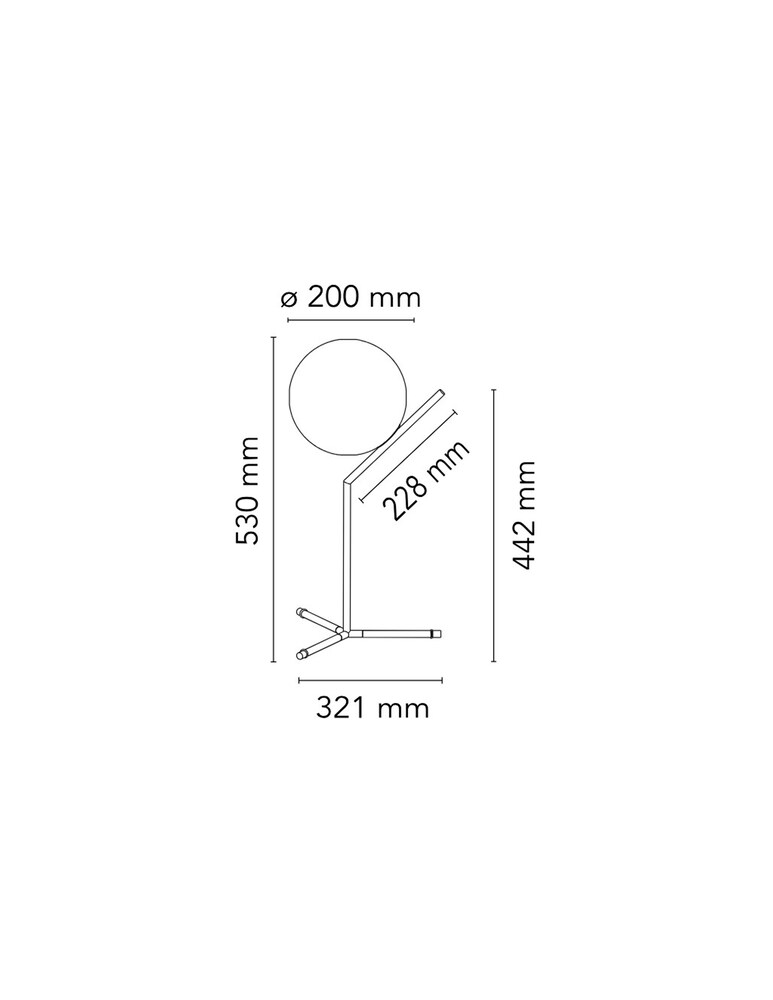 Flos IC Lights T1 High Lmpada Da Tavolo
