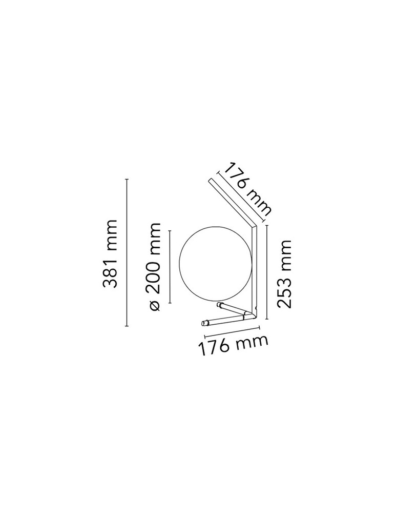 Flos IC Lights Table 1 High Lampada Da Tavolo