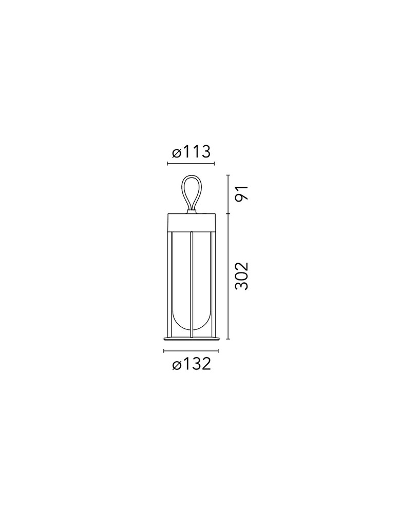 Flos In Vitro Unplug.27K D115 W.Dimm. Eu Lampada Da Tavolo