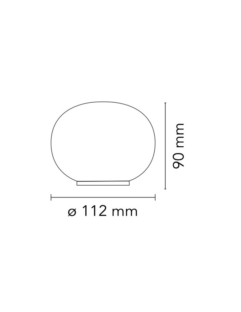 Flos Mini Glo-Ball Lampada Da Tavolo - Bianco