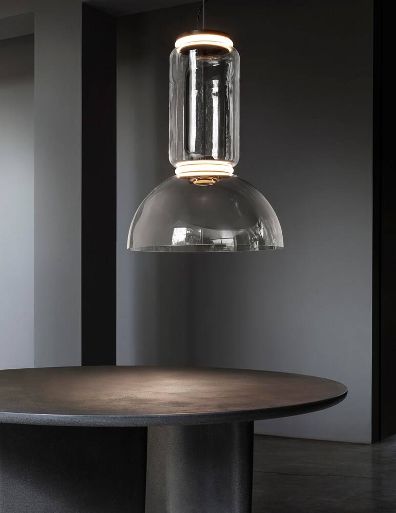 Flos Noctambule S1 Low Cylinder And Bowl Lampada Da Sospensione