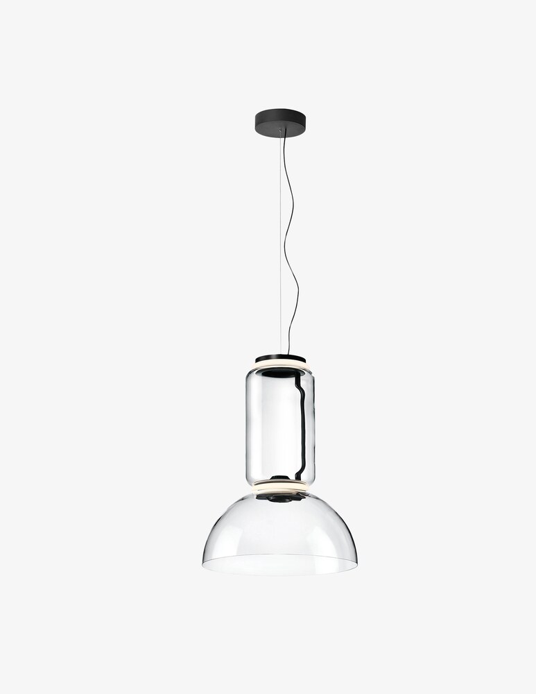 Flos Noctambule S1 Low Cylinder and Bowl Lampada da Sospensione