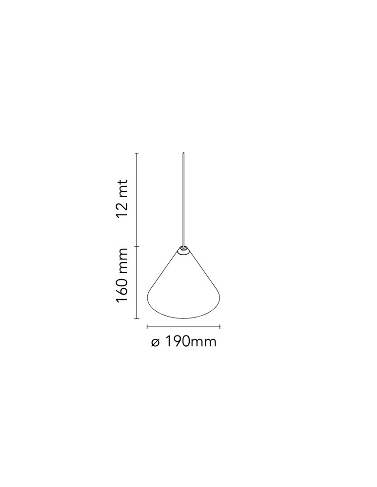 Flos String Light Testa A Cono Lampada Da Soffitto