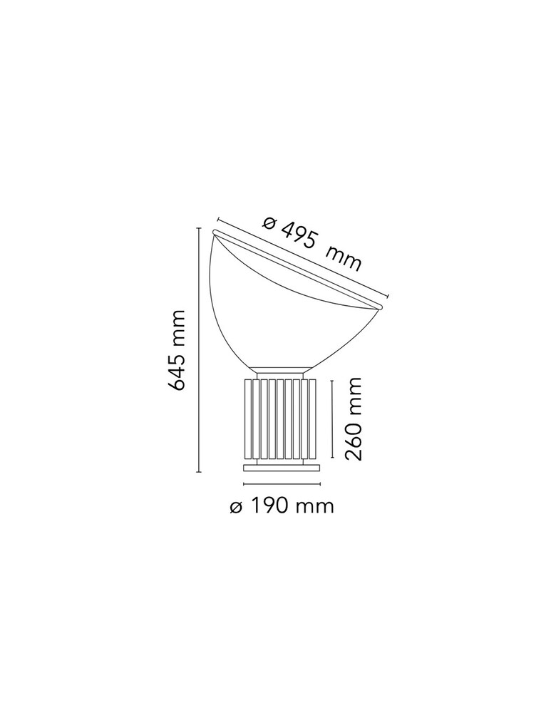 Flos Taccia Lampada Da Tavolo
