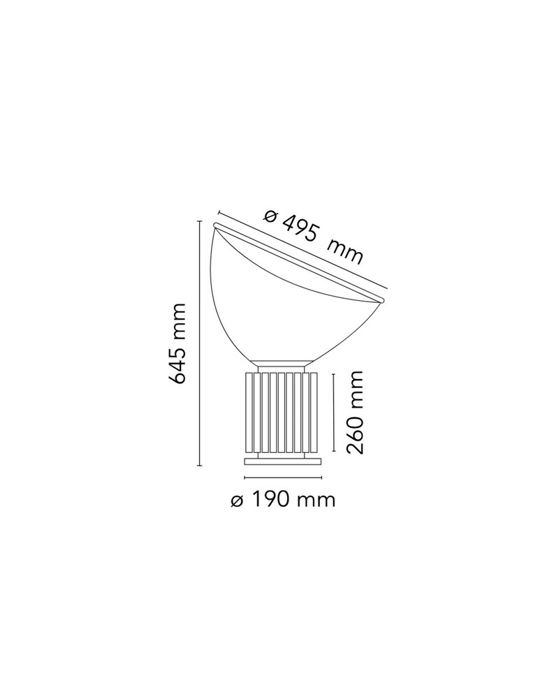 Flos Taccia Lampada Da Tavolo