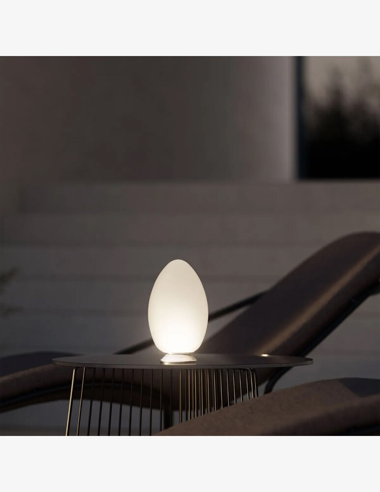 Fontana Arte Uovo Ricaricabile Piccolo Lampada Da Tavolo