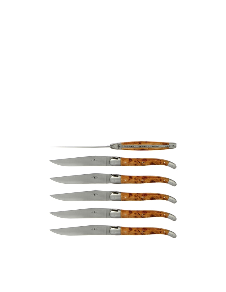 Forge De Laguiole Coltelli da tavola set da 6 - Marrone