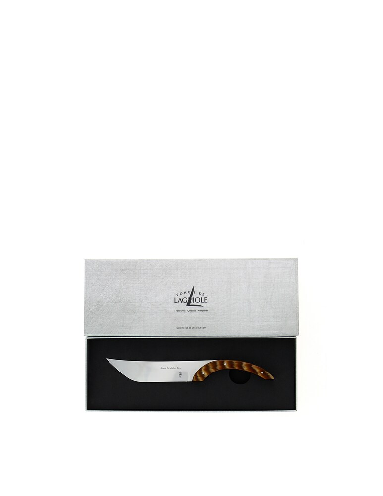 Forge De Laguiole Coltello Da Formaggio Design "Michel Bras" - Marrone