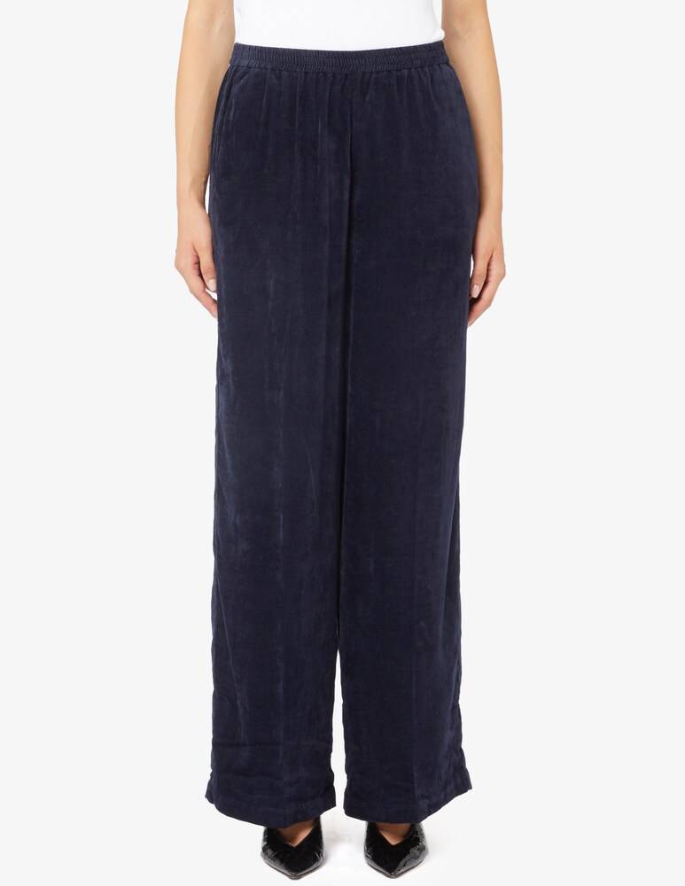 Forte Forte Pantaloni a gamba larga in velluto