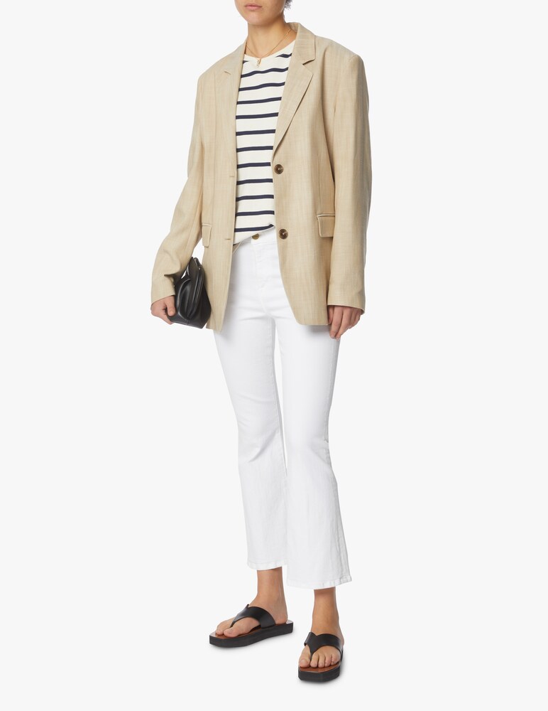 FRAME Jeans Le Crop Mini Boot - Bianco