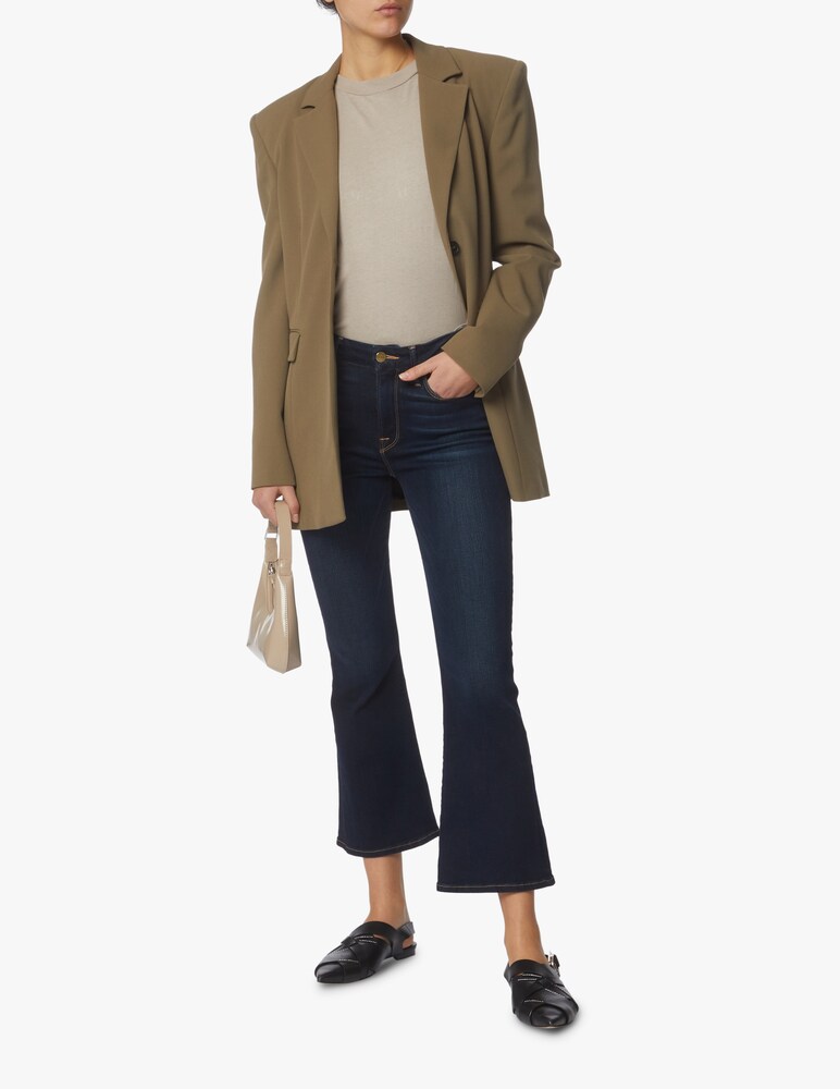 FRAME Jeans Le Crop Mini Boot - Blu
