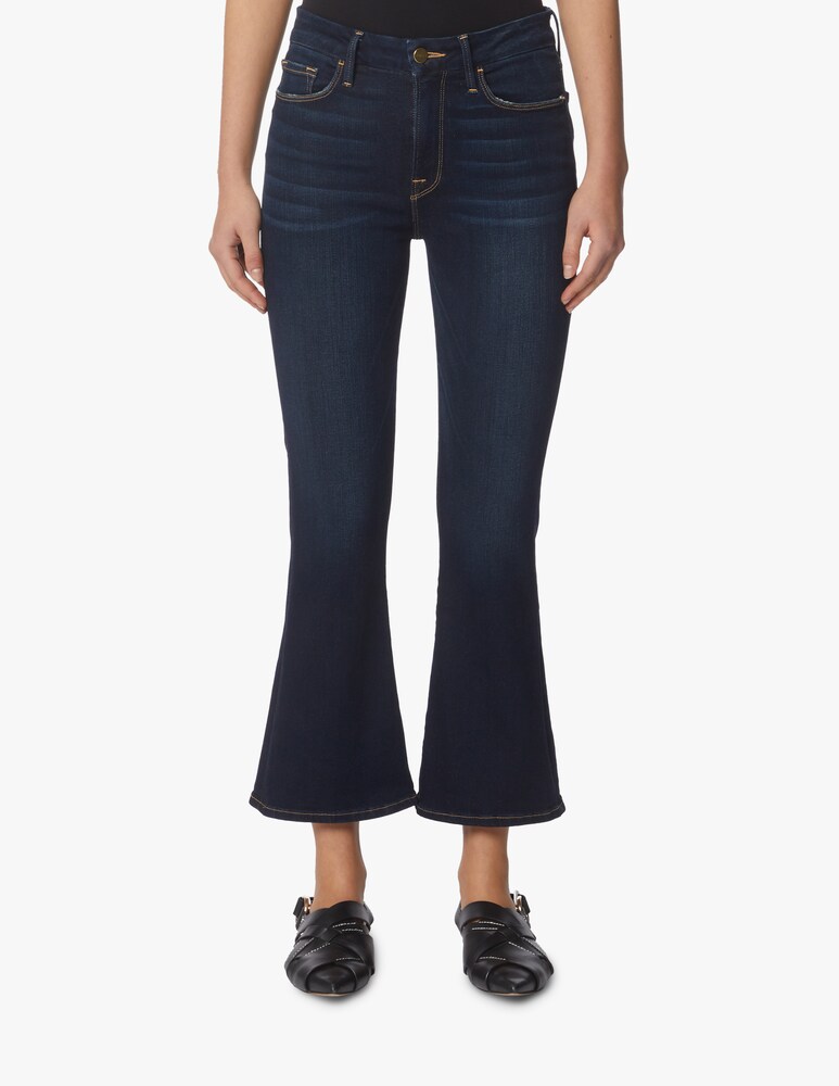 FRAME Jeans Le Crop Mini Boot - blu