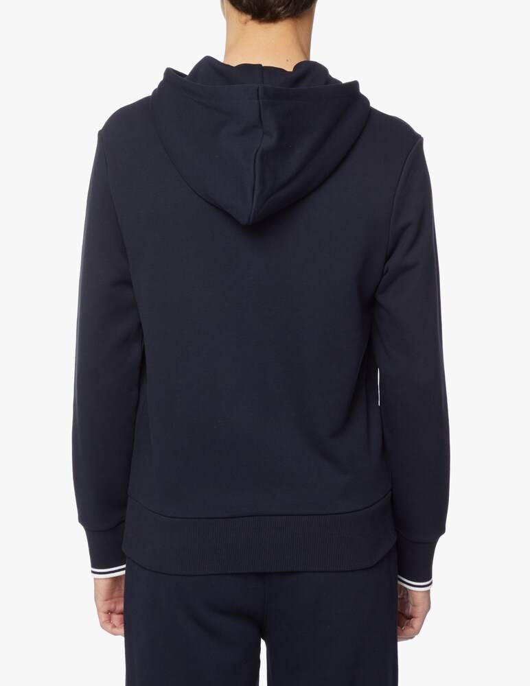 Fred Perry Felpa Con Cappuccio Basica - Blu