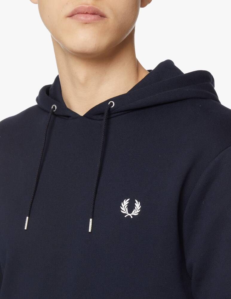 Fred Perry Felpa Con Cappuccio Basica - Blu