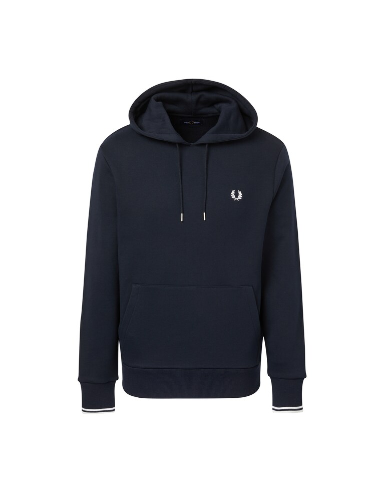 Fred Perry Felpa Con Cappuccio Basica - Blu