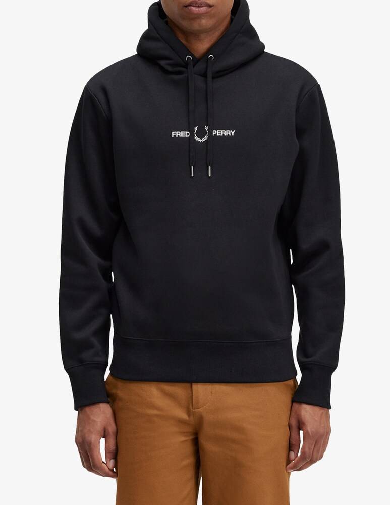 Fred Perry Felpa con cappuccio con logo