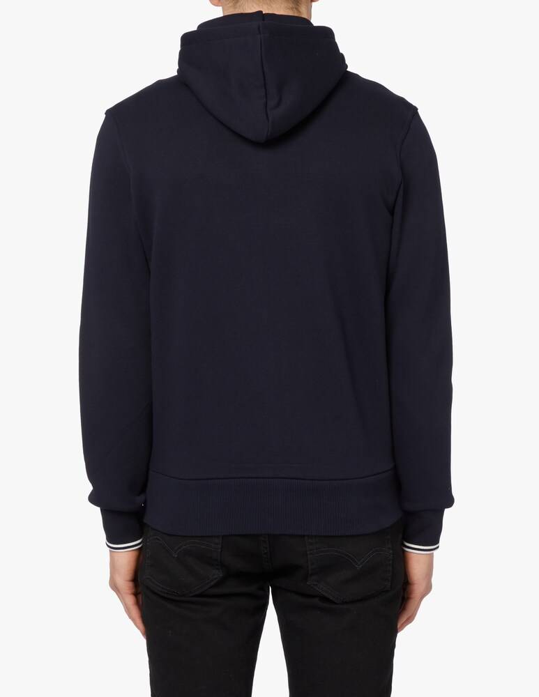 Fred Perry Felpa Con Cappuccio Fzip - Blu