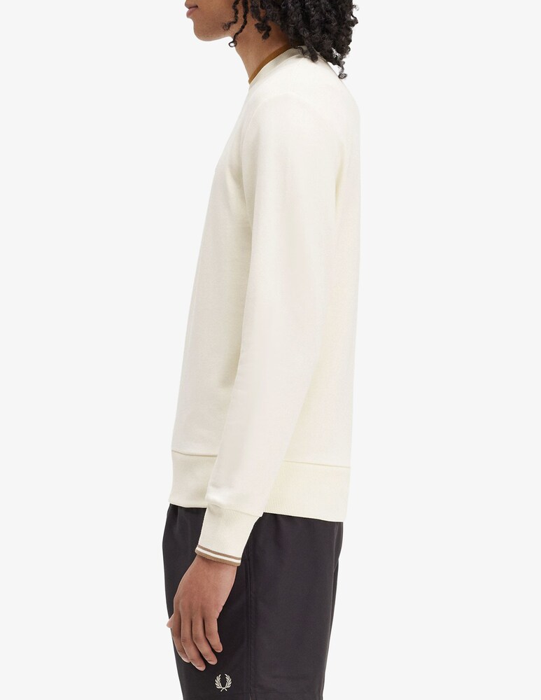 Fred Perry Felpa Girocollo Basic Loghino Laterale