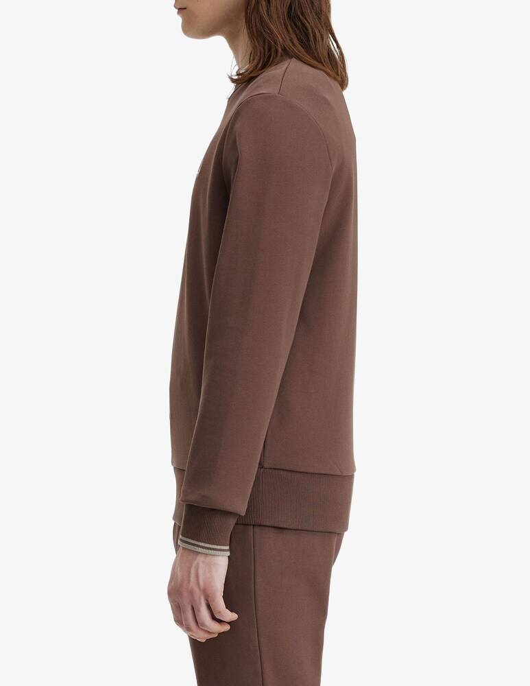 Fred Perry Felpa Girocollo Basic Loghino Laterale
