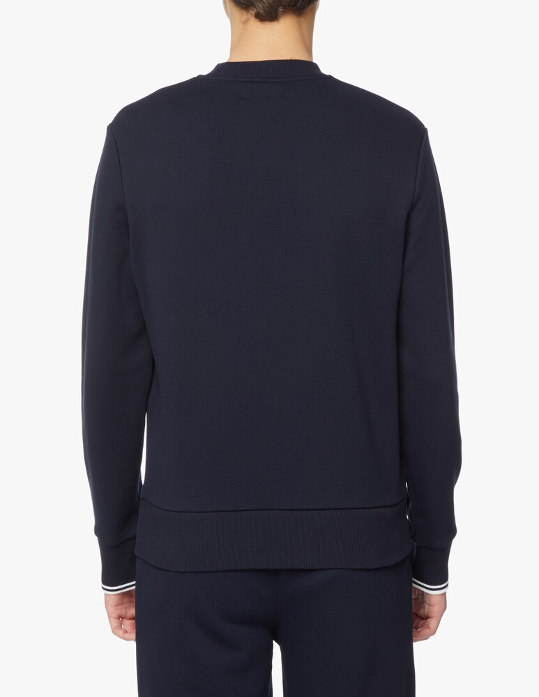 Fred Perry Felpa Girocollo Basica - Blu