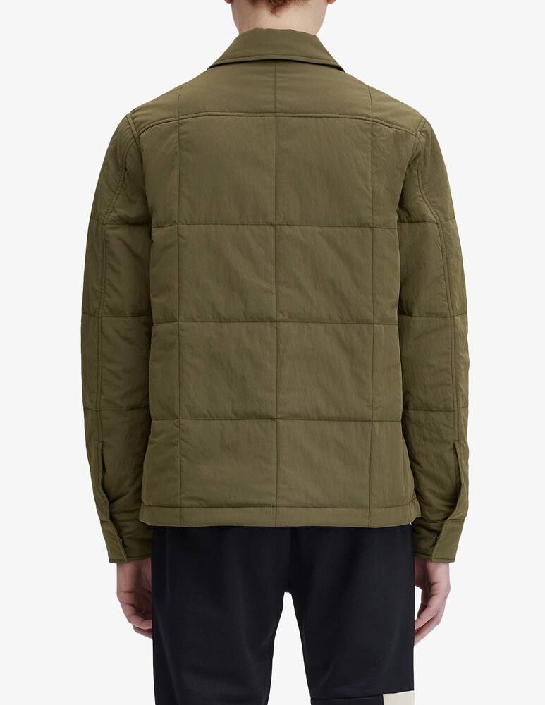 Fred Perry Giacca Trapuntata Con Crepe