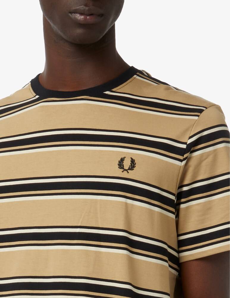 Fred Perry Maglietta A Righe Con Logo