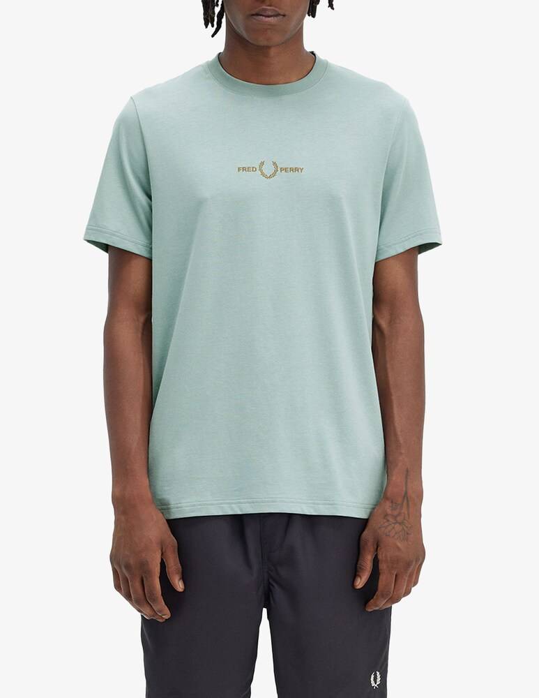 Fred Perry Maglietta allorino con scritta