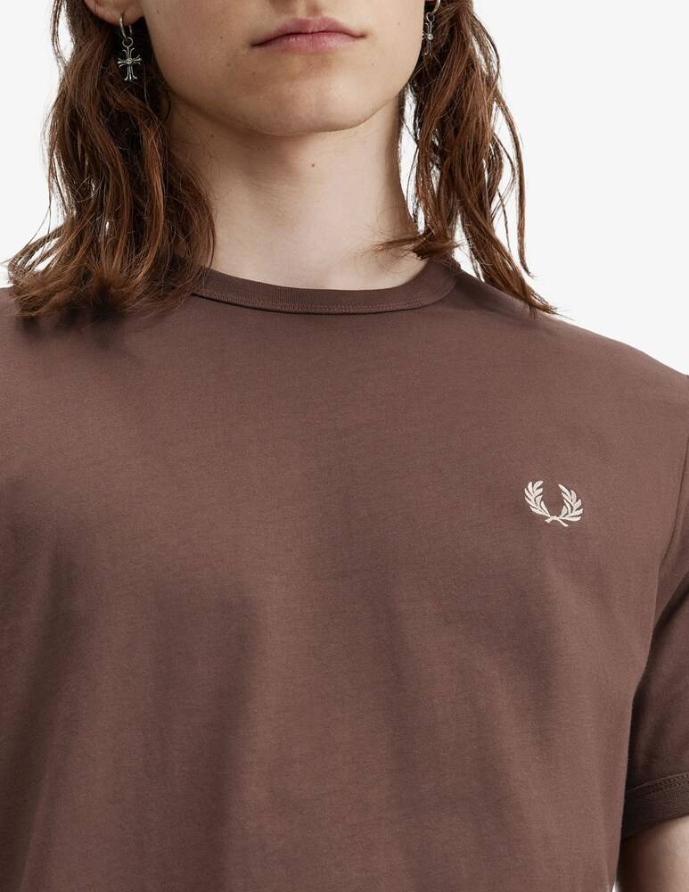 Fred Perry Maglietta Basic Loghino Laterale