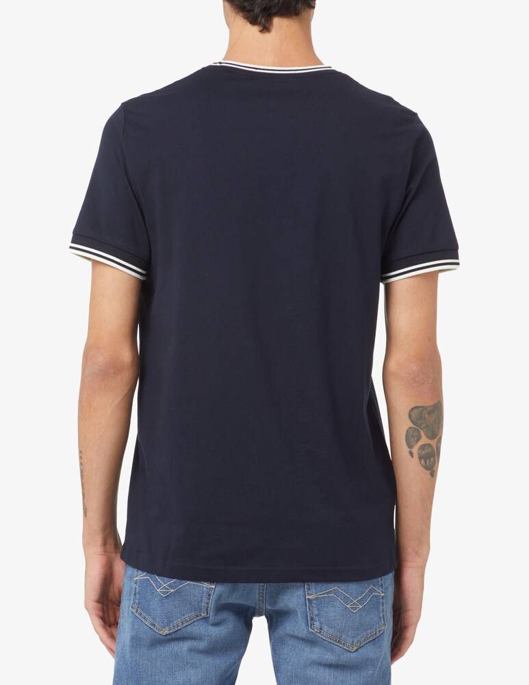 Fred Perry Maglietta Basic Profili - Blu Scuro