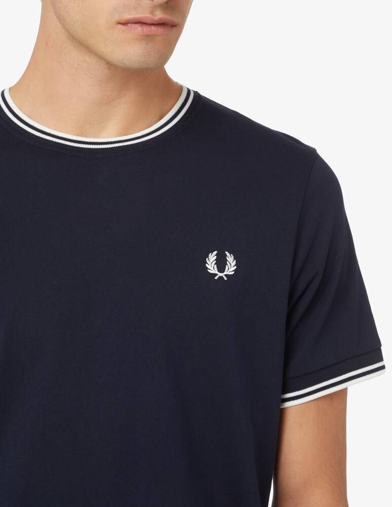 Fred Perry Maglietta Basic Profili - Blu Scuro
