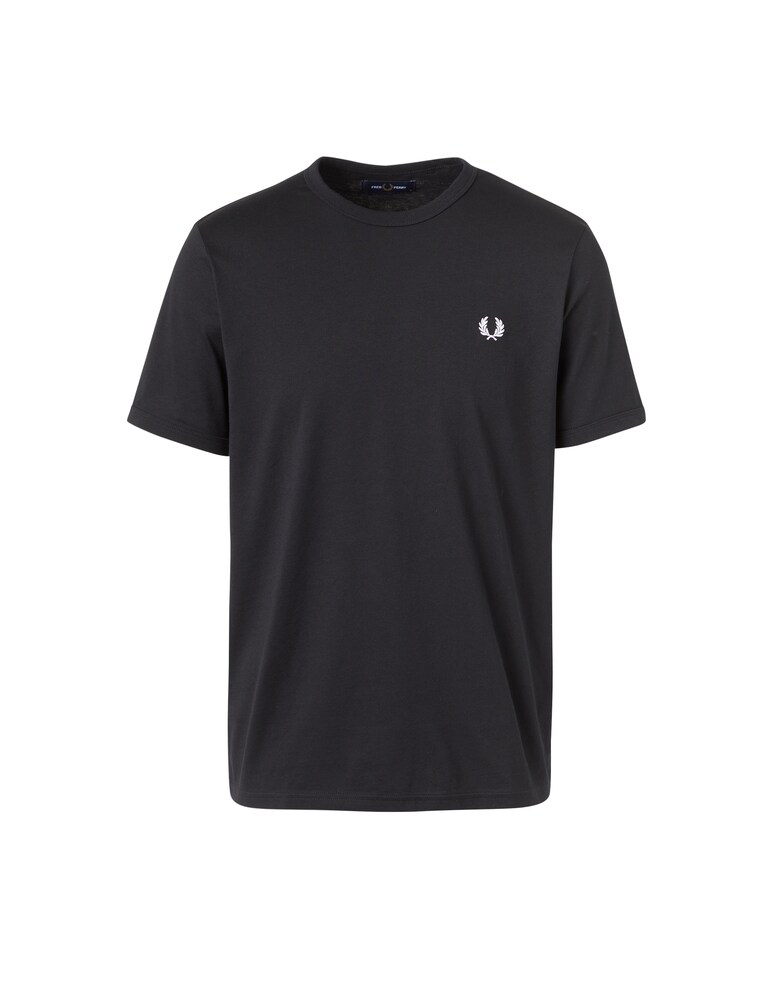 Fred Perry T-shirt Logo In Cotone