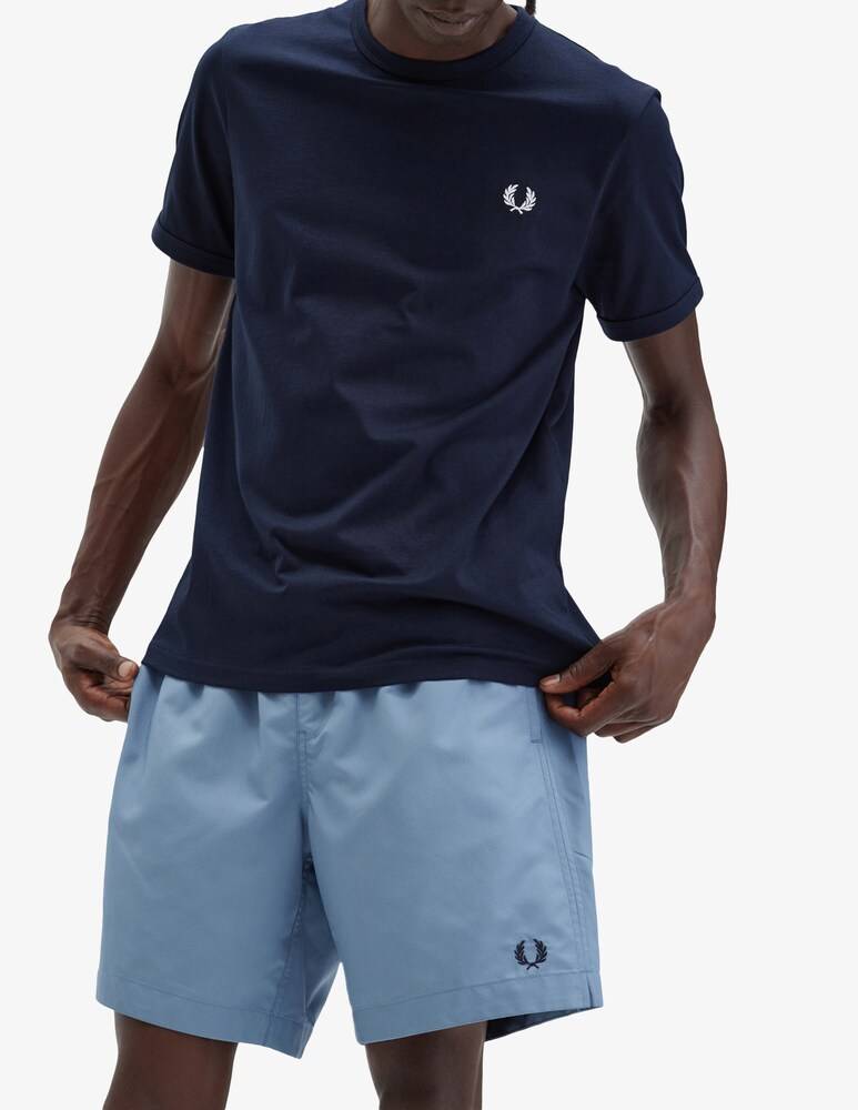 Fred Perry T-shirt Logo In Cotone