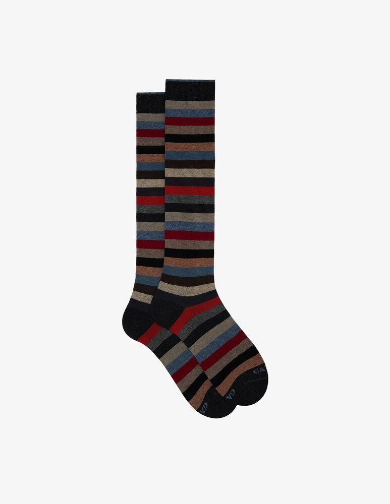 Gallo Calzino long university stripes