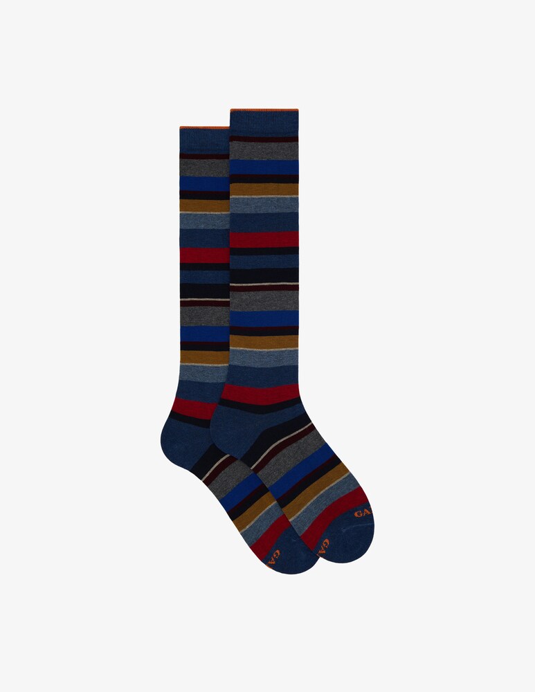 Gallo Calzino lungo righe multicolor