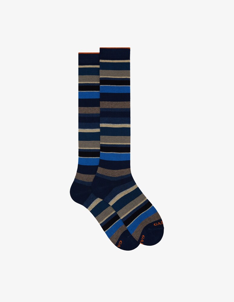 Gallo Calzino lungo righe multicolor