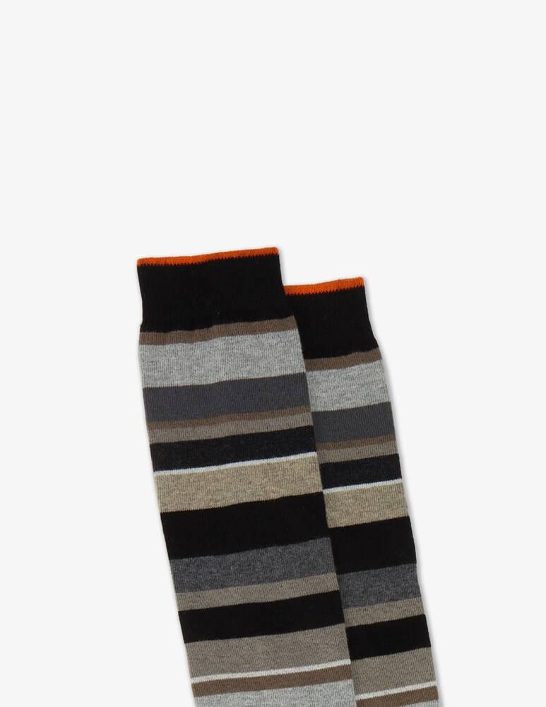 Gallo Calzino Lungo Righe Multicolor