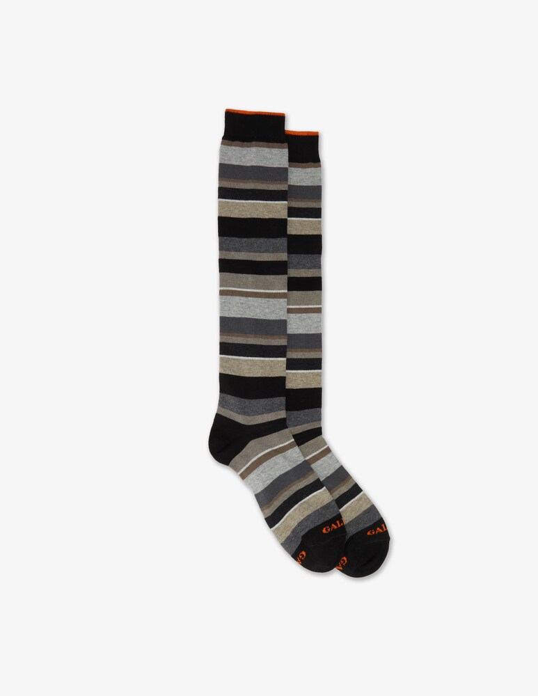 Gallo Calzino lungo righe multicolor